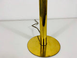 German Midcentury Solid Brass Table Lamp by Vereinigte Werkstätte, 1960s