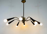 Mid-Century Modern Sputnik Chandelier, Germany, 1950s