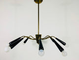 Mid-Century Modern Sputnik Chandelier, Germany, 1950s