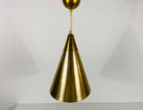 Very Elegant Italian Brass Pendant Lamp, Italy, 1960s