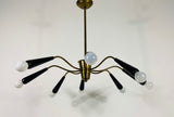 Mid-Century Modern Sputnik Chandelier, Germany, 1950s