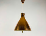 Midcentury Rare Copper Pendant Lamp by Vereinigte Werkstätte, 1960s