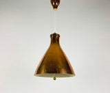 Midcentury Rare Copper Pendant Lamp by Vereinigte Werkstätte, 1960s