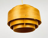 Midcentury Wooden Pendant Lamp by Hans-Agne Jakobsson, Sweden, 1960s
