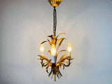 Golden Wheat Sheaf Pendant Lamp by Hans Kögl, Germany, 1970s