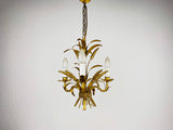 Golden Wheat Sheaf Pendant Lamp by Hans Kögl, Germany, 1970s