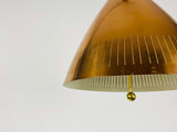 Midcentury Rare Copper Pendant Lamp by Vereinigte Werkstätte, 1960s