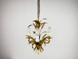 Golden Wheat Sheaf Pendant Lamp by Hans Kögl, Germany, 1970s