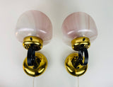 Pair of 2 Opaque Glass Sconces by Peill & Putzler, 1970s, Germany