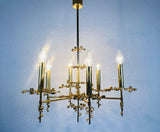 Extraordinary Geometric Crystal Glass Chandelier by Palwa, Germany, 1960s
