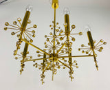 Extraordinary Geometric Crystal Glass Chandelier by Palwa, Germany, 1960s