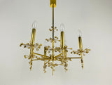 Extraordinary Geometric Crystal Glass Chandelier by Palwa, Germany, 1960s