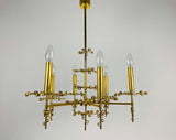 Extraordinary Geometric Crystal Glass Chandelier by Palwa, Germany, 1960s