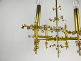 Extraordinary Geometric Crystal Glass Chandelier by Palwa, Germany, 1960s