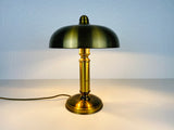 1 of 2 Midcentury Full Brass Table Lamps, 1960s, Germany