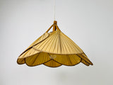 Mid-Century Modern Uchiwa Pendant Lamp in the Style of Ingo Maurer, 1970s