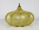 Round Mid-Century Modern Cocoon Flush Mount, 1960s, Italy