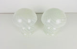 Pair of Vetri d‘Arte Murano Glass Mushroom Table Lamps, Italy, 1970s
