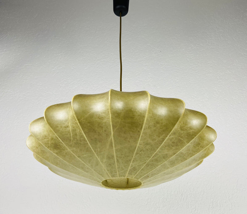 Mid-Century Modern Saucer Cocoon Pendant Lamp by George Nelson, 1960s
