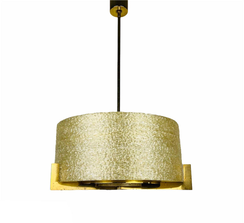 Extraordinary Midcentury Brass Chandelier by Kaiser, Germany, 1960s