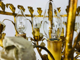 Golden Wheat Sheaf Pendant Lamp by Hans Kögl, Germany, 1970s