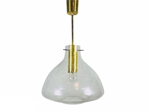 Mid Century Murano Glass Pendant Lamp by Doria, Germany, 1960s