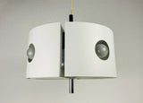 White Pendant Lamp by Klaus Hempel for Kaiser Leuchten, 1970s