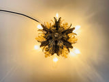 Florentine Flower Shape Flushmount Attributed to Banci Firenze, 1950s