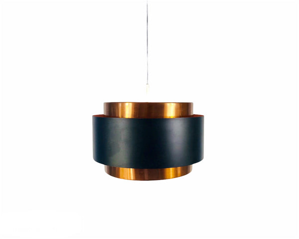 Fog & Morup Saturno Copper Hanging Lamp, Denmark, 1960s