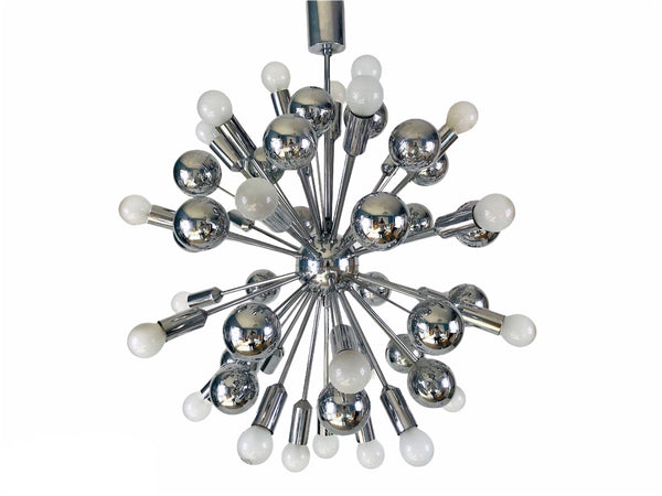 Mid-Century Modern Chrome Sputnik Chandelier by Cosack, Germany, 1960s