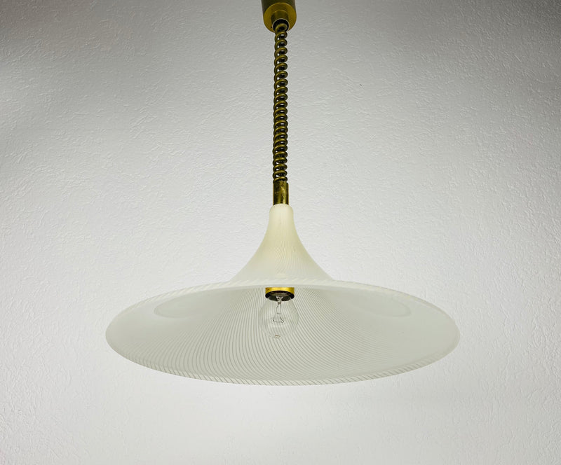 Midcentury Plexiglass Pendant Lamp, 1960s