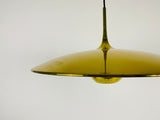 'Onos 55' Brass Pendant Lamp with Counterweight by Florian Schulz, 1970s Germany