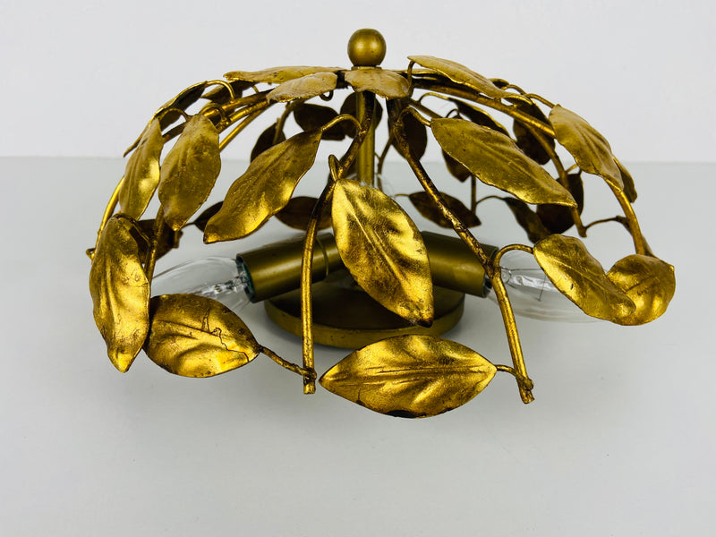 Florentine Flower Shape Flushmount Attributed to Banci Firenze, 1950s