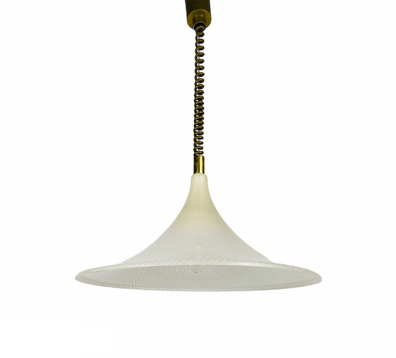 Midcentury Plexiglass Pendant Lamp, 1960s