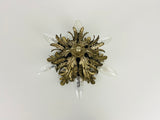 Florentine Flower Shape Flushmount Attributed to Banci Firenze, 1950s