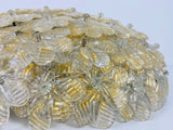 Murano Glass Flush Mount by Barovier & Toso Italy, 1980s