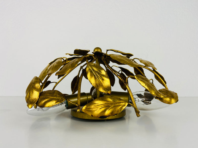 Florentine Flower Shape Flushmount Attributed to Banci Firenze, 1950s