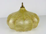 Round Mid-Century Modern Cocoon Flush Mount, 1960s, Italy