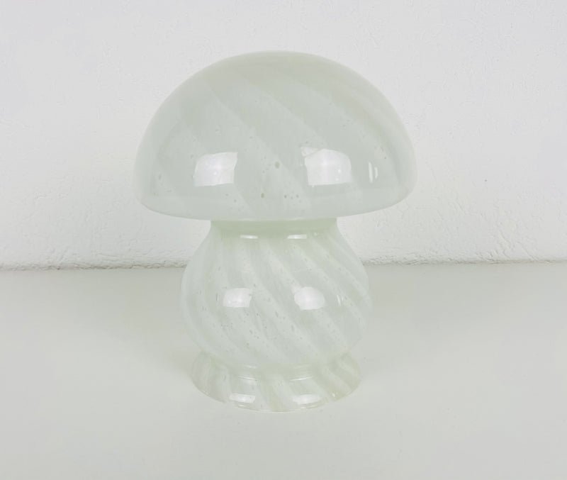 Pair of Vetri d‘Arte Murano Glass Mushroom Table Lamps, Italy, 1970s