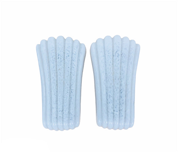 Set of 2 Shell Shaped White Opaline Wall Lamps by Doria, Germany, 1960s