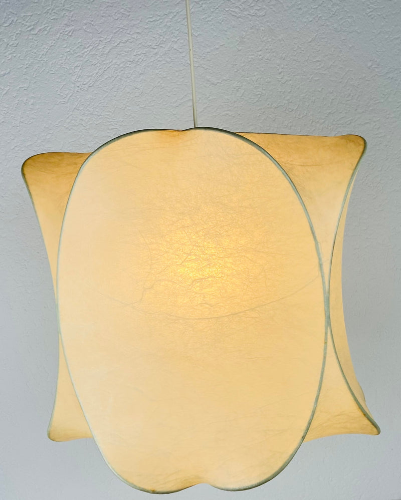 Midcentury Cocoon Pendant Light, 1960s, Italy