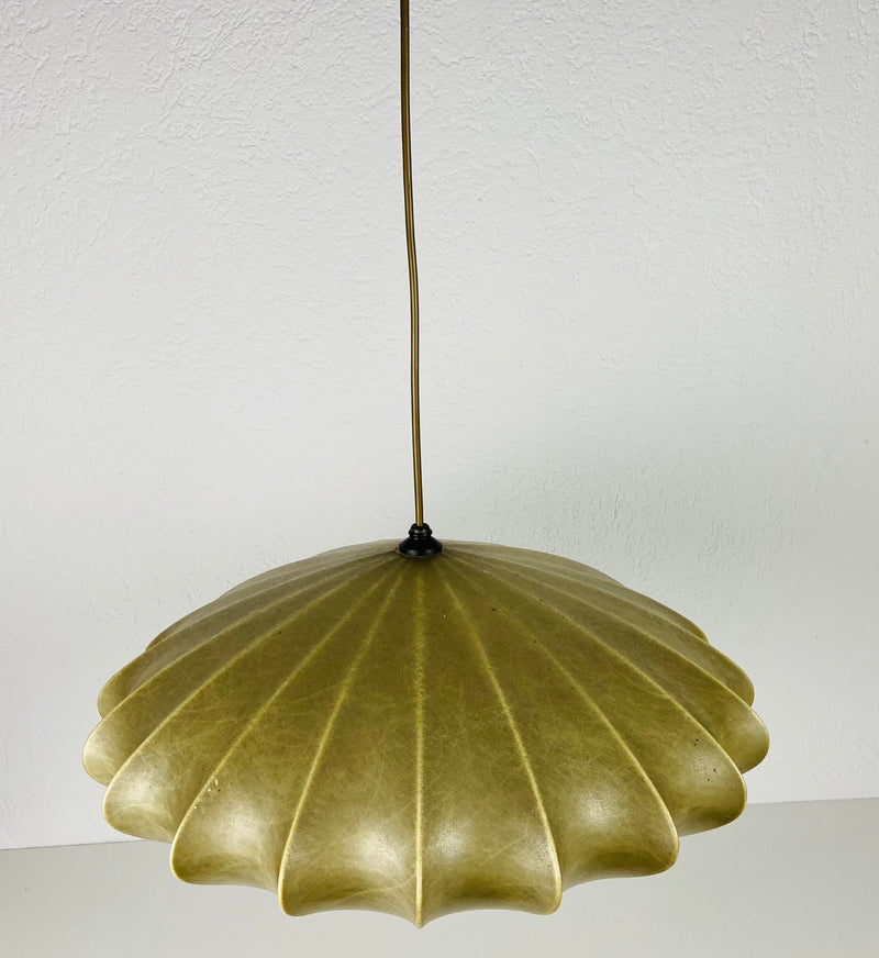 Mid-Century Modern Saucer Cocoon Pendant Lamp by George Nelson, 1960s