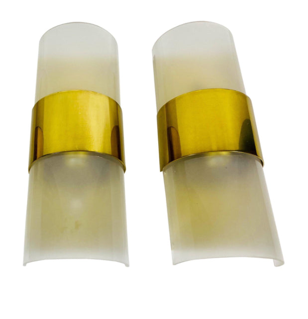 Pair of Mid-Century Modern Italian Wall Lamps by Sciolari, Italy, 1960s