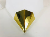 Brass Wall Lamps from Glashütte Limburg, Germany, 1980s