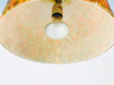 Peill and Putzler Tiffany Colorful Glass Hanging Lamp, Germany 1970s