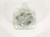 Glashütte Limburg Ice Glass Wall Lamp, Germany, 1960s