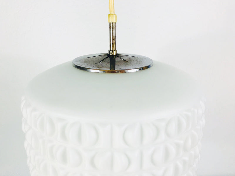 Peill and Putzler Cylinder Shape Hanging Lamp, Germany, 1970s