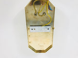 Brass Stilnovo Octagonal Wall Lamp, Italy, 1960s