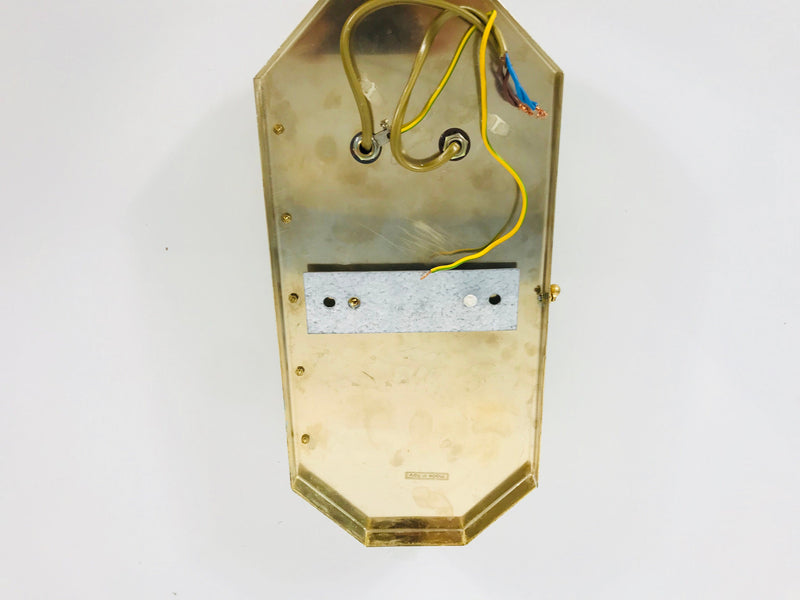 Brass Stilnovo Octagonal Wall Lamp, Italy, 1960s