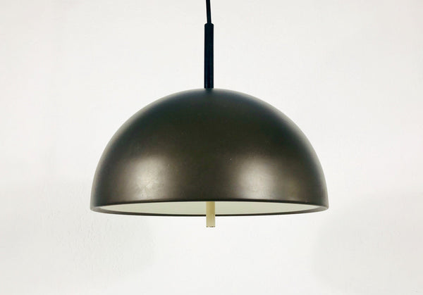 Brown Plastic Hanging Lamp by Staff, Germany 1970s